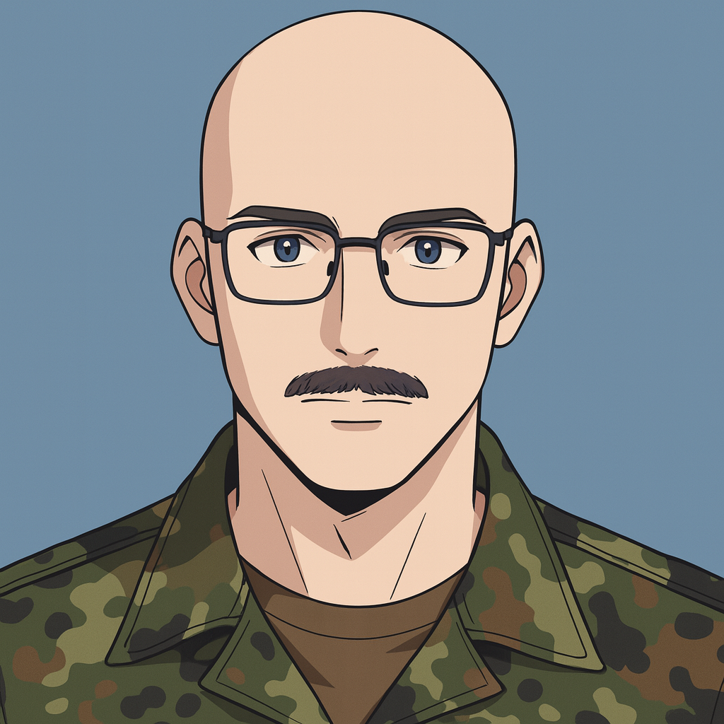 Christian im Feldanzug